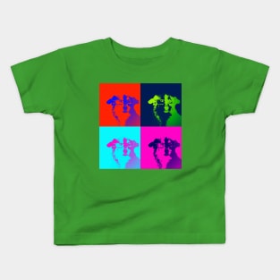 Piki the artist dog Kids T-Shirt